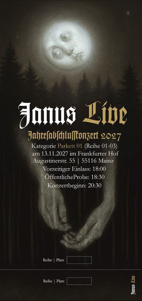 Konzertkarte | Mainz | 13.11.2027 | PARKETT 01